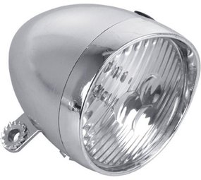 Merkloos Bicycle headlight with LED lights including batteries