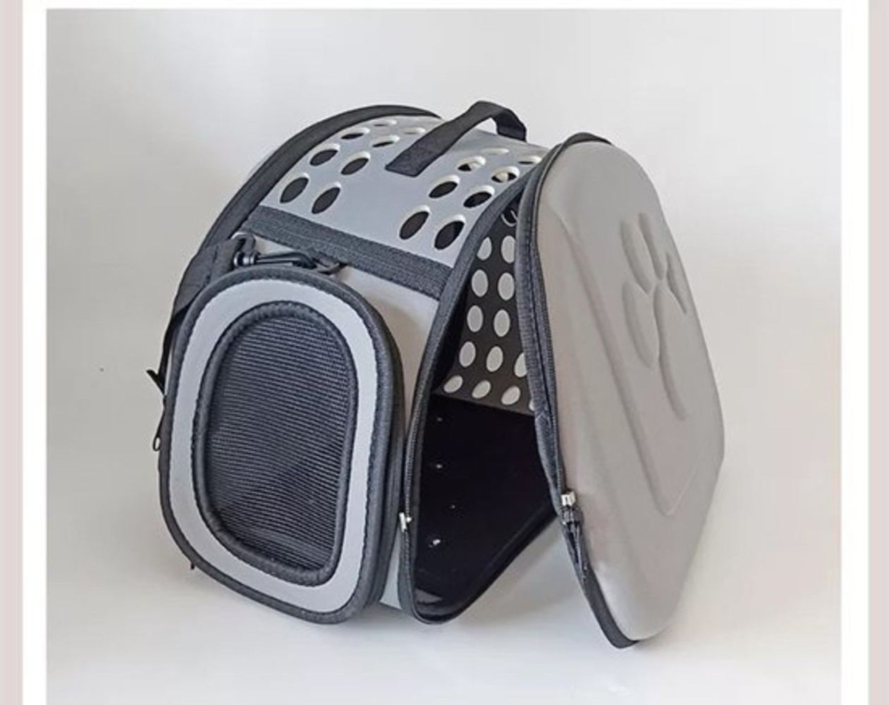 Discountershop Travel bag Cat - Carrying bag Cat - up to 6 KG - Travel basket Cat - Transport bag Cat - Cat bag - Stylish and Handy Transport box - Cat Travel bag - Travel bench Dog - Rabbit - Gray - One size Discountershop Travel bag Cat - Carrying bag Cat - up to 6 KG - Travel basket Cat - Transport bag Cat - Cat bag - Stylish and Handy Transport box - Cat Travel bag - Travel bench Dog - Rabbit - Gray - One size