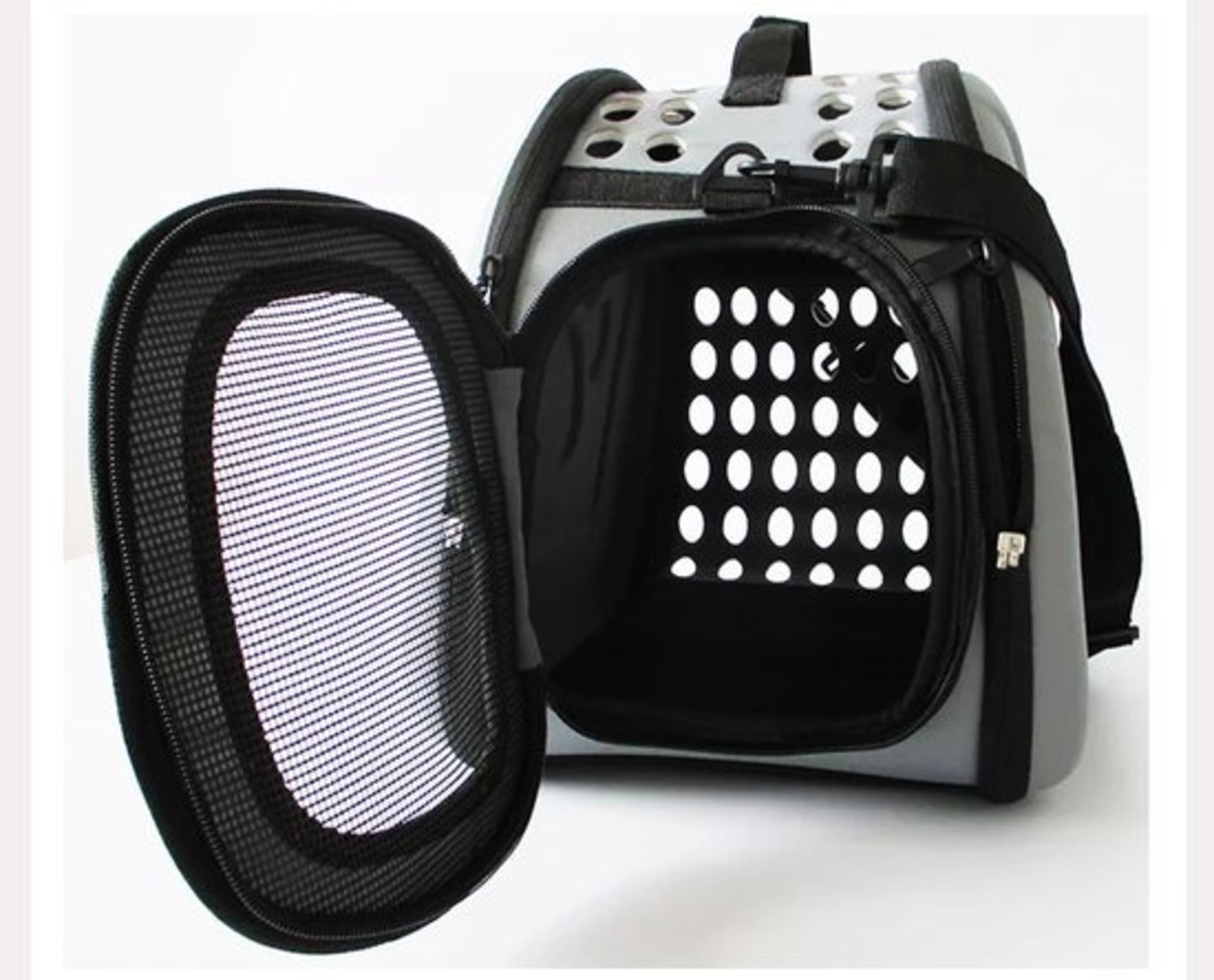 Discountershop Travel bag Cat - Carrying bag Cat - up to 6 KG - Travel basket Cat - Transport bag Cat - Cat bag - Stylish and Handy Transport box - Cat Travel bag - Travel bench Dog - Rabbit - Gray - One size Discountershop Travel bag Cat - Carrying bag Cat - up to 6 KG - Travel basket Cat - Transport bag Cat - Cat bag - Stylish and Handy Transport box - Cat Travel bag - Travel bench Dog - Rabbit - Gray - One size