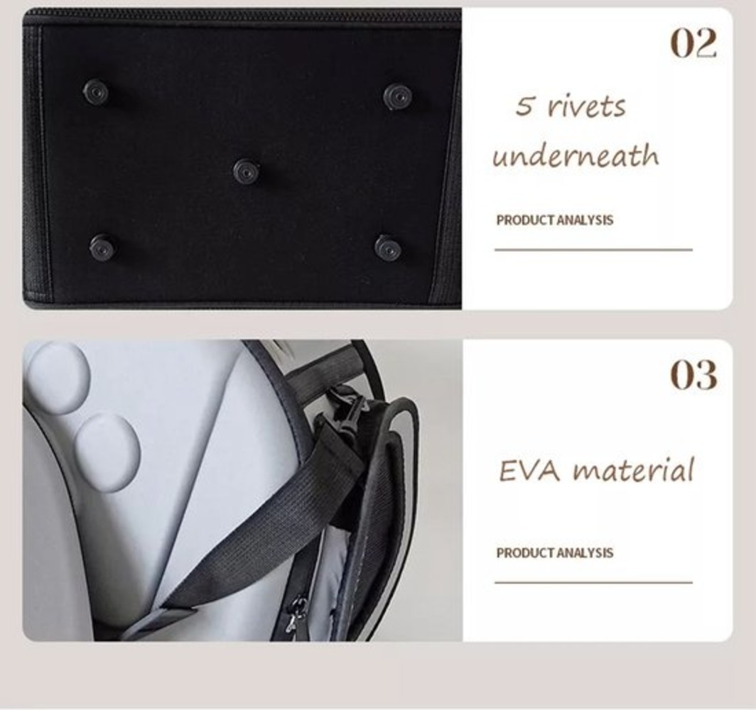 Discountershop Travel bag Cat - Carrying bag Cat - up to 6 KG - Travel basket Cat - Transport bag Cat - Cat bag - Stylish and Handy Transport box - Cat Travel bag - Travel bench Dog - Rabbit - Gray - One size Discountershop Travel bag Cat - Carrying bag Cat - up to 6 KG - Travel basket Cat - Transport bag Cat - Cat bag - Stylish and Handy Transport box - Cat Travel bag - Travel bench Dog - Rabbit - Gray - One size