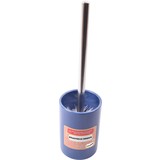 Merkloos Toilet brush with holder ceramic Toilet brush 37 cm - ceramic - stainless steel Navy 2-piece Merkloos Toilet brush with holder ceramic Toilet brush 37 cm - ceramic - stainless steel Navy 2-piece