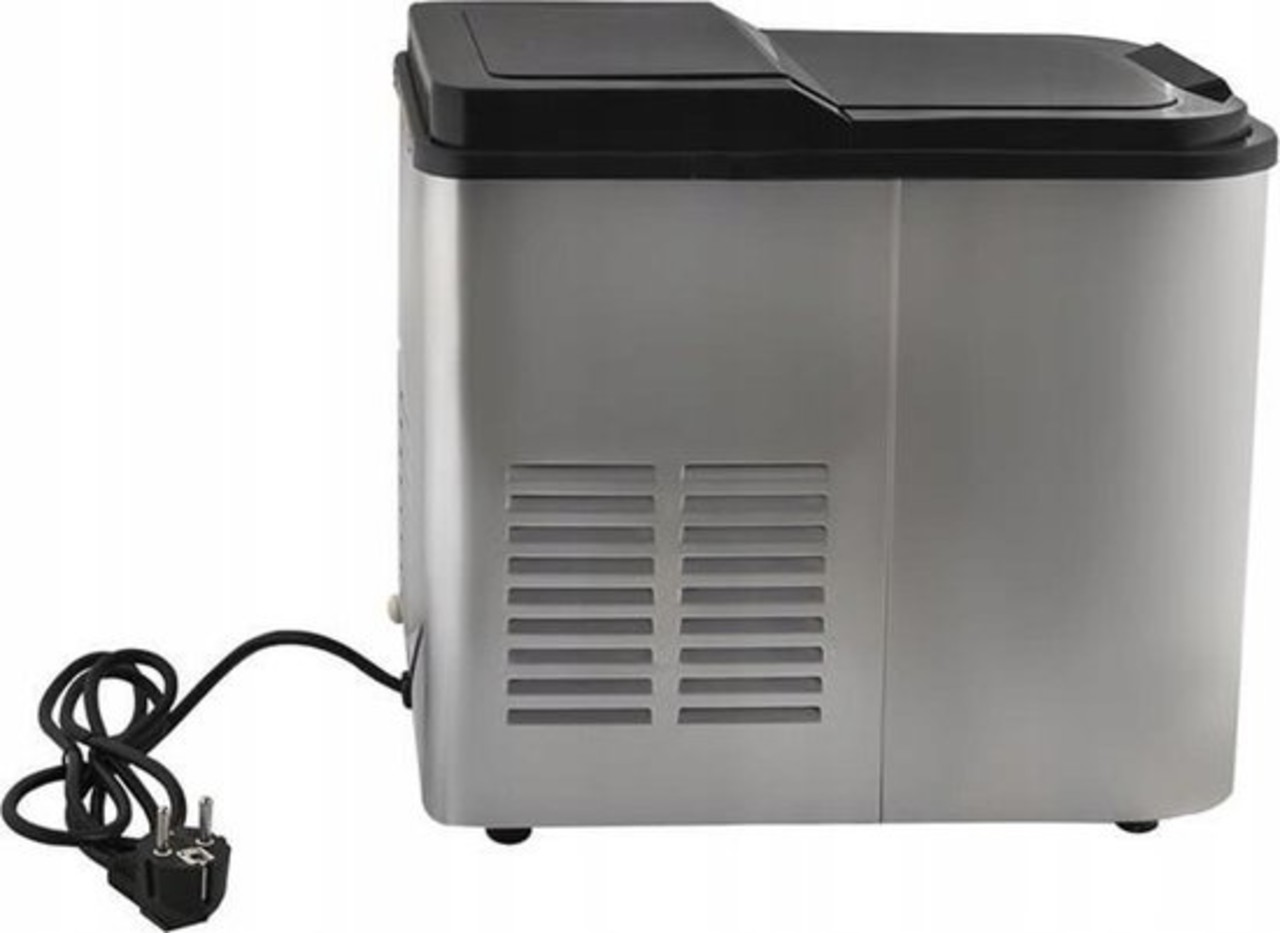 Discountershop Discountershop® Ice cube machine - 2 Liter - 6-8 Min. - 12kg/24h - Ice cube maker with ice scoop - Silver Discountershop Discountershop® Ice cube machine - 2 Liter - 6-8 Min. - 12kg/24h - Ice cube maker with ice scoop - Silver