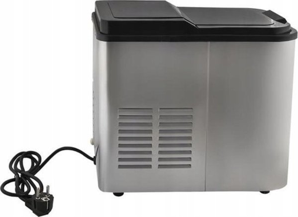 Discountershop Discountershop® IJsblokjesmachine - 2 Liter - 6-8 Min. - 12kg/24u - IJsblokmaker met IJsschep - Zilver Discountershop Discountershop® IJsblokjesmachine - 2 Liter - 6-8 Min. - 12kg/24u - IJsblokmaker met IJsschep - Zilver