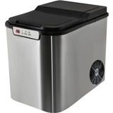 Discountershop Discountershop® IJsblokjesmachine - 2 Liter - 6-8 Min. - 12kg/24u - IJsblokmaker met IJsschep - Zilver