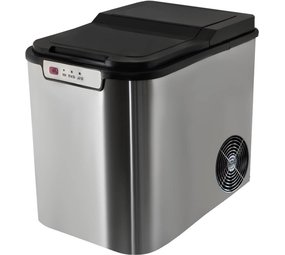 Discountershop Discountershop® IJsblokjesmachine - 2 Liter - 6-8 Min. - 12kg/24u - IJsblokmaker met IJsschep - Zilver Discountershop Discountershop® IJsblokjesmachine - 2 Liter - 6-8 Min. - 12kg/24u - IJsblokmaker met IJsschep - Zilver