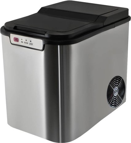 Discountershop Discountershop® IJsblokjesmachine - 2 Liter - 6-8 Min. - 12kg/24u - IJsblokmaker met IJsschep - Zilver Discountershop Discountershop® IJsblokjesmachine - 2 Liter - 6-8 Min. - 12kg/24u - IJsblokmaker met IJsschep - Zilver