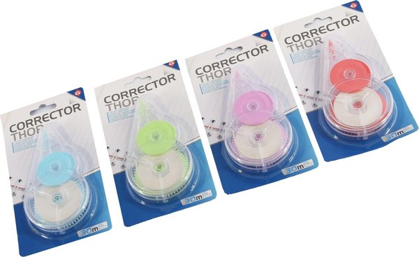 Merkloos Correction tape 4 pieces 30 meters 4 pieces Correction tape - Correction tape - Correction tape - Correct it - 4 pieces