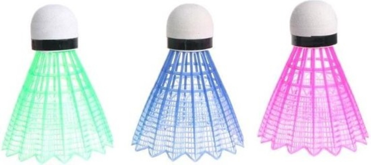 Merkloos Badminton shuttlecocks Feathers 10 pieces colored - Badminton accessories Merkloos Badminton shuttlecocks Feathers 10 pieces colored - Badminton accessories