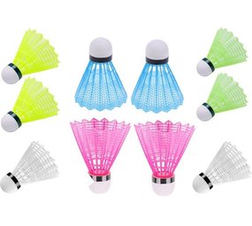 Merkloos Badminton shuttlecocks Feathers 10  pieces colored - Badminton accessories Merkloos Badminton shuttlecocks Feathers 10  pieces colored - Badminton accessories