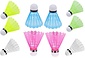 Badminton shuttles Veren 10  stuks gekleurd - Badminton accessoires Badminton shuttles Veren 10  stuks gekleurd - Badminton accessoires