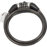 Dunlop Bicycle lock / spiral lock with password 1200 x 6 mm Black Dunlop Bicycle lock / spiral lock with password 1200 x 6 mm Black