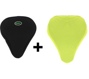 Merkloos ZADELOVERTREK GEL MET WATERDICHT OVERTREK - Zadeldek met gel - Comfort fit  Saddle cover with gel - Uni  Zadelhoes - Zadeldoek Merkloos ZADELOVERTREK GEL MET WATERDICHT OVERTREK - Zadeldek met gel - Comfort fit  Saddle cover with gel - Uni  Zadelhoes - Zadeldoek