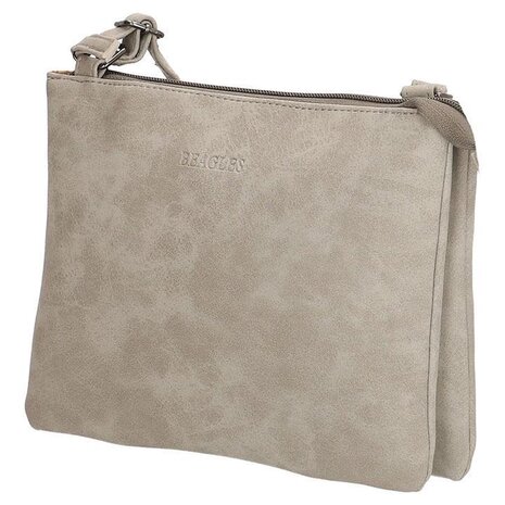 Beagles Beagles Shoulder Bag Carihuela Light Grey Beagles Beagles Shoulder Bag Carihuela Light Grey