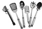 Kookgerei set - Set Keukengerei - spaghettivork - Opscheplepel - Kaasrasp - Schuimspaan - barkspaan- Pastatang - RVS Kookgerei set Kookgerei set - Set Keukengerei - spaghettivork - Opscheplepel - Kaasrasp - Schuimspaan - barkspaan- Pastatang - RVS Kookgerei set