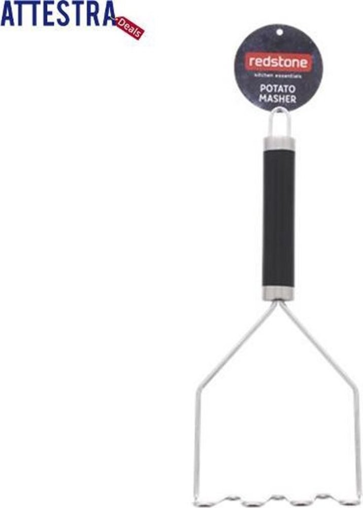 Redstone Potato Masher - Black / Silver - Metal - l 24 cm Redstone Potato Masher - Black / Silver - Metal - l 24 cm