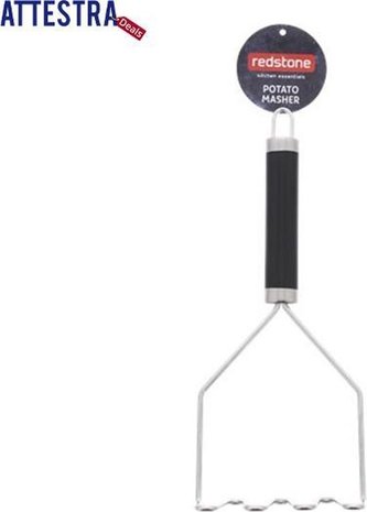 Redstone Potato Masher - Black / Silver - Metal - l 24 cm Redstone Potato Masher - Black / Silver - Metal - l 24 cm