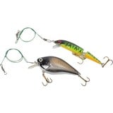 Merkloos Set of hard lures - Wire guides included 2 pieces - fishing lure - pike - zander - lure set