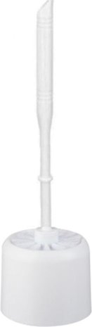 Merkloos Toiletborstel - Wcborstel kunststof -Toiletborstel in houder - Toiletborstelhouder - Wc borstel - borstel - Roestvrij -Wit Merkloos Toiletborstel - Wcborstel kunststof -Toiletborstel in houder - Toiletborstelhouder - Wc borstel - borstel - Roestvrij -Wit