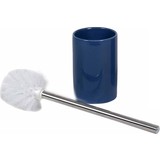 Gerimport Gerimport Toilet Brush 37 Cm Ceramic/Stainless Steel Blue/Silver 2-piece Gerimport Gerimport Toilet Brush 37 Cm Ceramic/Stainless Steel Blue/Silver 2-piece