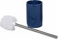 Gerimport Toilet Brush 37 Cm Ceramic/Stainless Steel Blue/Silver 2-piece Gerimport Toilet Brush 37 Cm Ceramic/Stainless Steel Blue/Silver 2-piece