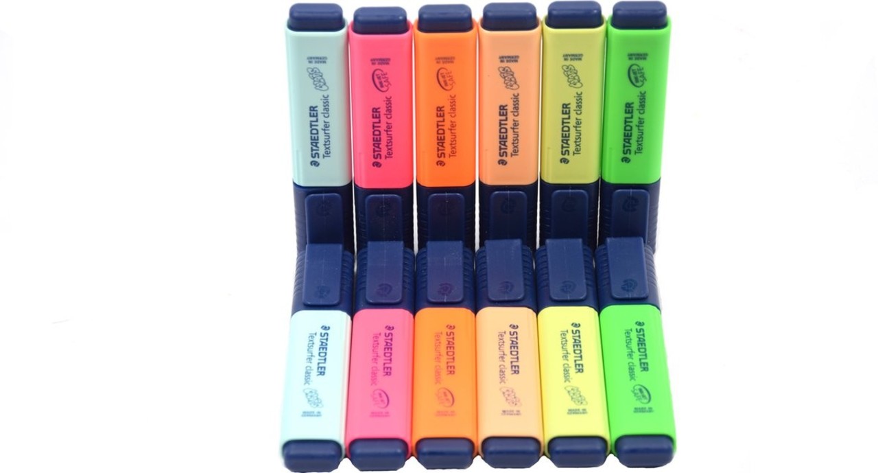 Staedtler 60 x - Staedtler markeerstift Textsurfer Classic | 6 kleuren