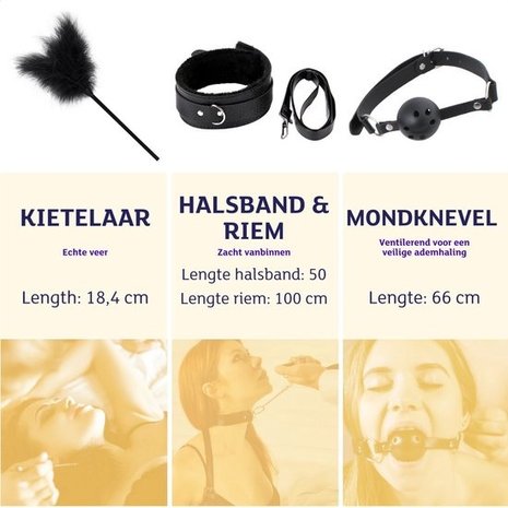 Discountershop BDSM Bondage Set - Seksspeeltjes voor koppels - Sex toys voor mannen en vrouwen - Valentijnsdag Cadeau Discountershop BDSM Bondage Set - Seksspeeltjes voor koppels - Sex toys voor mannen en vrouwen - Valentijnsdag Cadeau