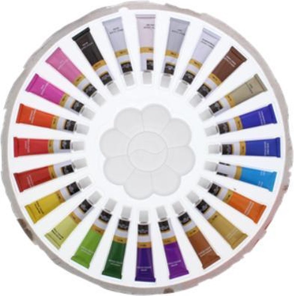 Van Bleiswijck Acrylverf Set Van Bleiswijck Holland - 25 Delig - 12 ML | acryl verf Set Van Bleiswijck Acrylverf Set Van Bleiswijck Holland - 25 Delig - 12 ML | acryl verf Set