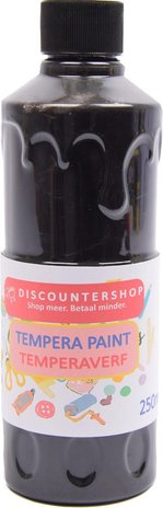 Discountershop Tempera paint 250 ML - 6 pieces - Blue - Yellow - Green - Red - White - Black - Set of 6x Acrylic paint / tempera paint - 6 colors - Bottle 250 ml - Tempera / acrylic paint - Hobby - craft material - Making a painting - Water-based paint - Hobby Discountershop Tempera paint 250 ML - 6 pieces - Blue - Yellow - Green - Red - White - Black - Set of 6x Acrylic paint / tempera paint - 6 colors - Bottle 250 ml - Tempera / acrylic paint - Hobby - craft material - Making a painting - Water-based paint - Hobby