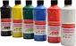 Tempera verf 250 ML - 6 stuks - Blauw - Geel - Groen - Rood - Wit - Zwart - Set van 6x Acrylverf / temperaverf - 6 kleuren - Fles 250 ml - Tempera / acryl verf - Hobby - knutselmateriaal - Schilderij maken - Verf op waterbasis - Hobby Tempera verf 250 ML - 6 stuks - Blauw - Geel - Groen - Rood - Wit - Zwart - Set van 6x Acrylverf / temperaverf - 6 kleuren - Fles 250 ml - Tempera / acryl verf - Hobby - knutselmateriaal - Schilderij maken - Verf op waterbasis - Hobby