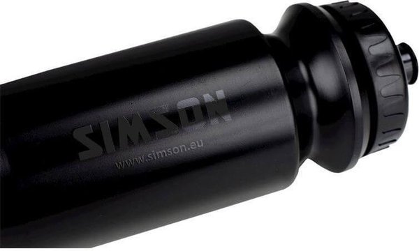 Merkloos Bidon Simson 600 ml - zwart Merkloos Bidon Simson 600 ml - zwart
