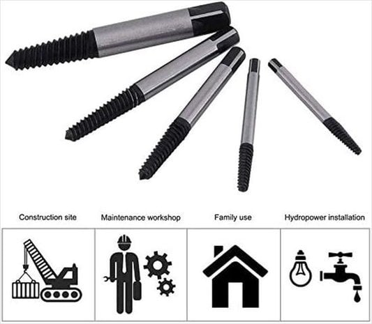 STAHLWERK left hand screw extractor / screw remover / screw extractor ,  14,99 €