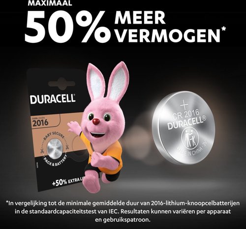 Duracell 6 Stuks - Duracell CR2016 Professional Electronics 3V Lithium knoopcel - Duracell Lithium CR2016 3V - 6 stuks Duracell 6 Stuks - Duracell CR2016 Professional Electronics 3V Lithium knoopcel - Duracell Lithium CR2016 3V - 6 stuks