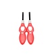 Discountershop Kitchen Lighter Set of 2 with Child Lock - for BBQ, Candles, Kitchen, Hospitality and Camping Red Discountershop Kitchen Lighter Set of 2 with Child Lock - for BBQ, Candles, Kitchen, Hospitality and Camping Red