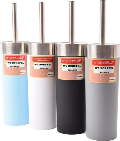 Delaram Toilet brush Delaram matt gray / toilet brush round 24cm