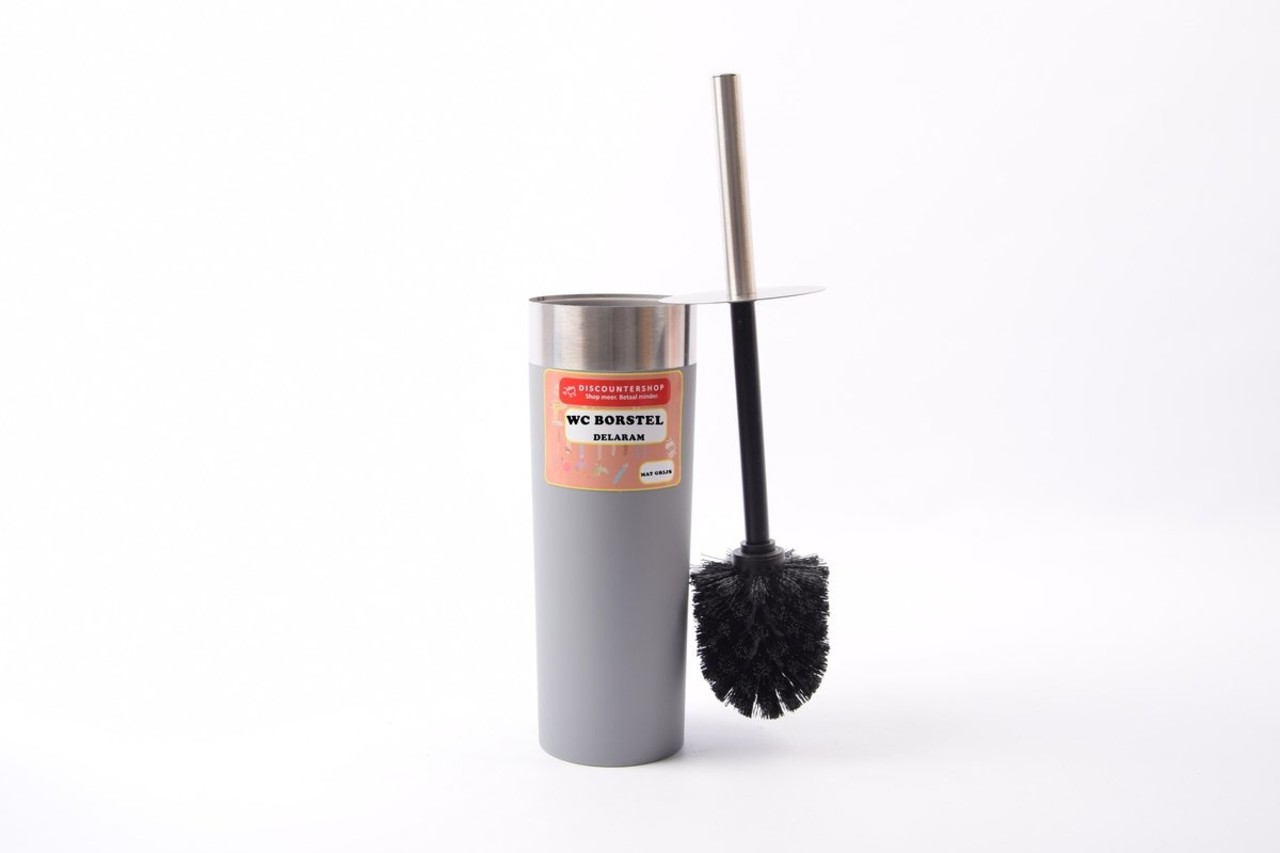 Delaram Toilet brush Delaram matt gray / toilet brush round 24cm
