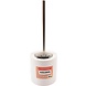 Discountershop 2 x wc-borstel houder keramiek mat Zwart/Wit - wc-garnituur - vervangbare toiletborstel - Porselein Discountershop 2 x wc-borstel houder keramiek mat Zwart/Wit - wc-garnituur - vervangbare toiletborstel - Porselein