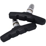 Discountershop Universele Rubberen Fiets V Remblokken Set 2Stuks – 70mm | Rubber Remblokjes | Fietsen Remblok | Remblokkenset | Remblokset Geschikt voor Mountainbike, Stadsfiets, Vouwfiets en Tourfiets