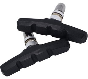 Discountershop Universele Rubberen Fiets V Remblokken Set 2Stuks – 70mm | Rubber Remblokjes | Fietsen Remblok | Remblokkenset | Remblokset Geschikt voor Mountainbike, Stadsfiets, Vouwfiets en Tourfiets Discountershop Universele Rubberen Fiets V Remblokken Set 2Stuks – 70mm | Rubber Remblokjes | Fietsen Remblok | Remblokkenset | Remblokset Geschikt voor Mountainbike, Stadsfiets, Vouwfiets en Tourfiets