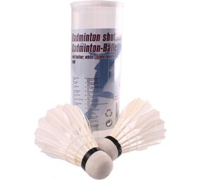 Merkloos Shuttles Voor Badminton Veren Wit 4 Stuks Merkloos Shuttles Voor Badminton Veren Wit 4 Stuks