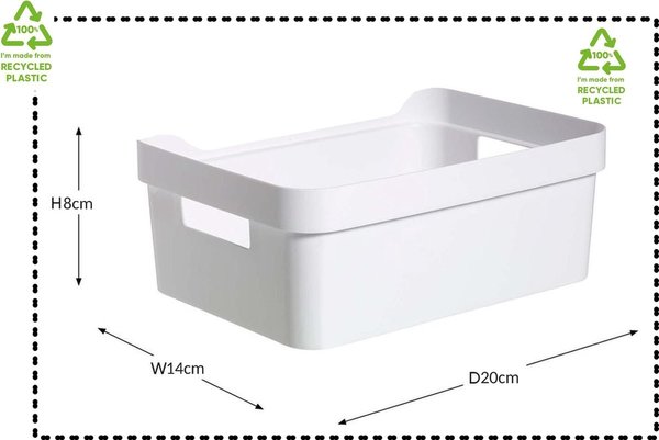 Merkloos Opberg box kopen- Bakjes - Opbergbak - Gereedschapsbak 4 stuks - afmeting 200 mm x 140 mm x 80mm - Opbergbox Merkloos Opberg box kopen- Bakjes - Opbergbak - Gereedschapsbak 4 stuks - afmeting 200 mm x 140 mm x 80mm - Opbergbox