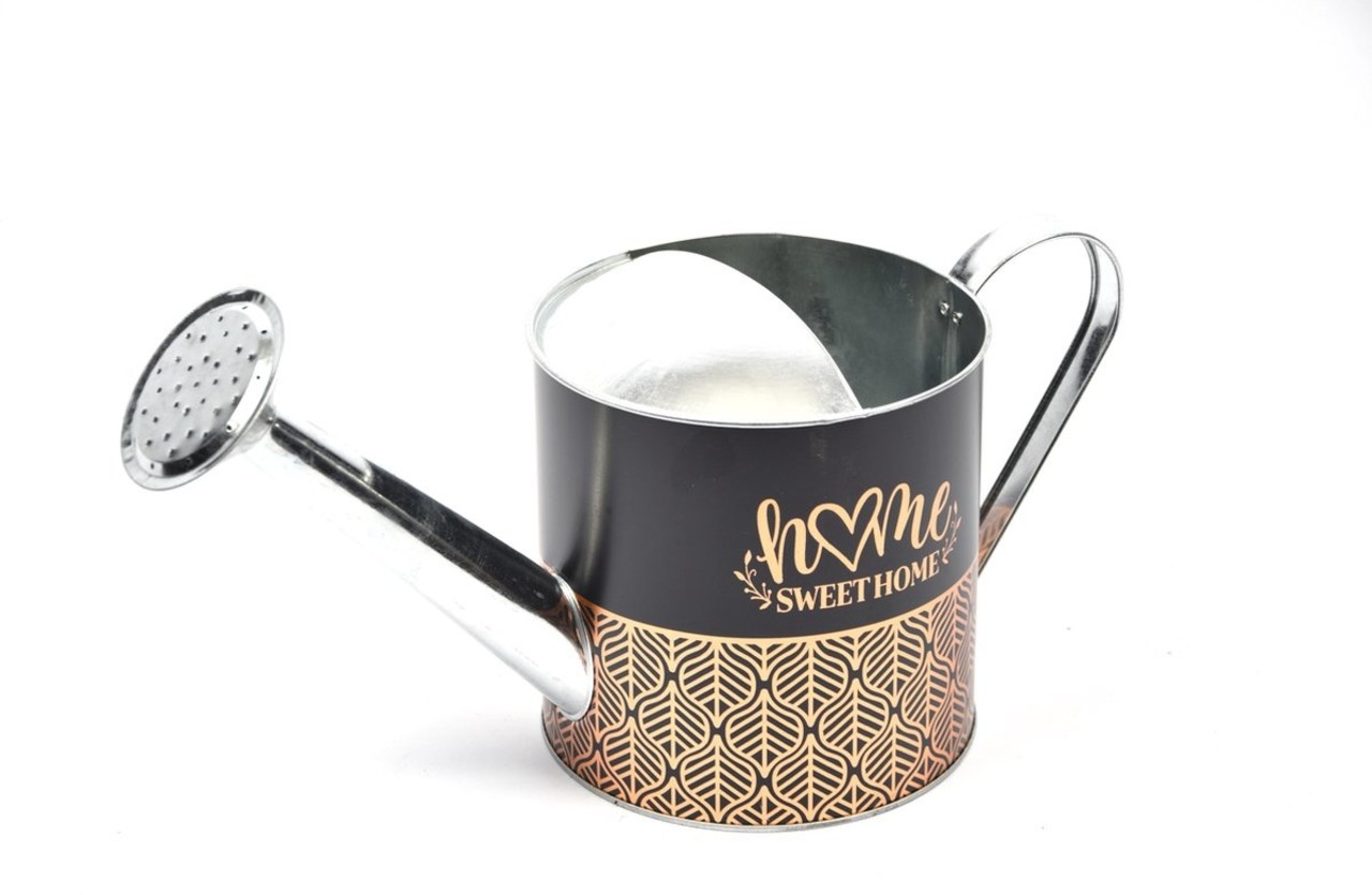 Merkloos Watering can - Plant watering can - Metal - 3 liter - Watering can Sweet home Merkloos Watering can - Plant watering can - Metal - 3 liter - Watering can Sweet home