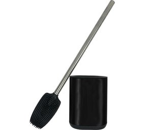Discountershop Toiletborstel RVS Zwart - Wcborstel Rvs - RVS Toiletborstel in houder - Toiletborstelhouder - Wc borstel - borstel - Toiletborstel met houder vrijstaand - RVS geborsteld Discountershop Toiletborstel RVS Zwart - Wcborstel Rvs - RVS Toiletborstel in houder - Toiletborstelhouder - Wc borstel - borstel - Toiletborstel met houder vrijstaand - RVS geborsteld
