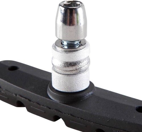 Discountershop 3 set Universele Rubberen Fiets V Remblokken Set - 3 Paar – 6 Stuks – 70mm | Rubber Remblokjes | Fietsen Remblok | Remblokkenset | Remblokset Geschikt voor Mountainbike, Stadsfiets, Vouwfiets en Tourfiets