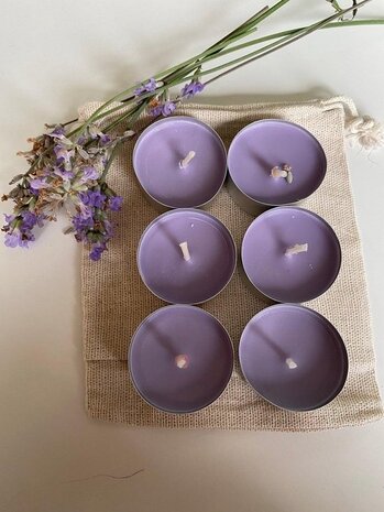 Merkloos Scented Tea Lights - Lavender - 18 Pieces Merkloos Scented Tea Lights - Lavender - 18 Pieces
