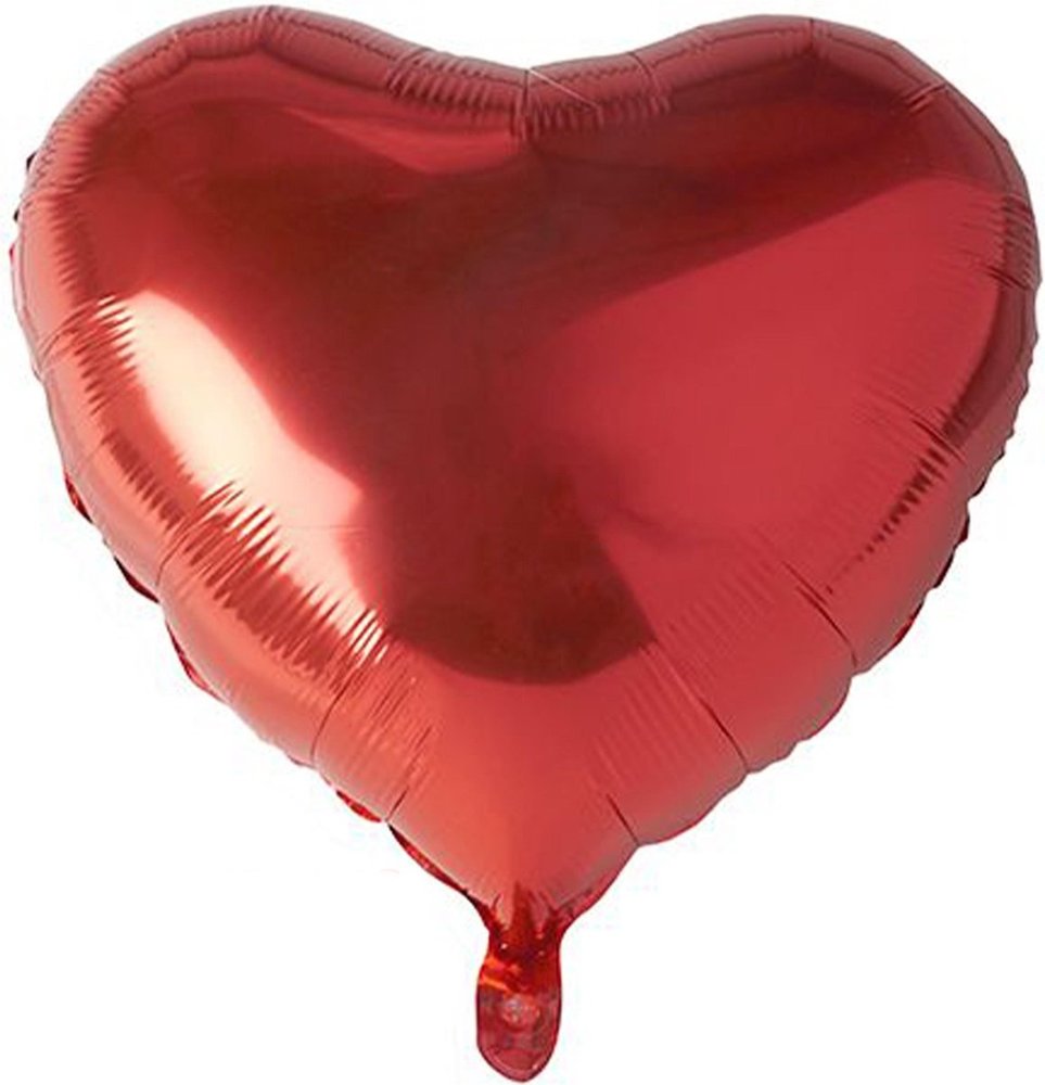 Merkloos Balloons Hearts Balloons Red 1 Pieces Foil Balloons set for Valentine s Day Helium Balloon Party Celebration Balloons Romantic