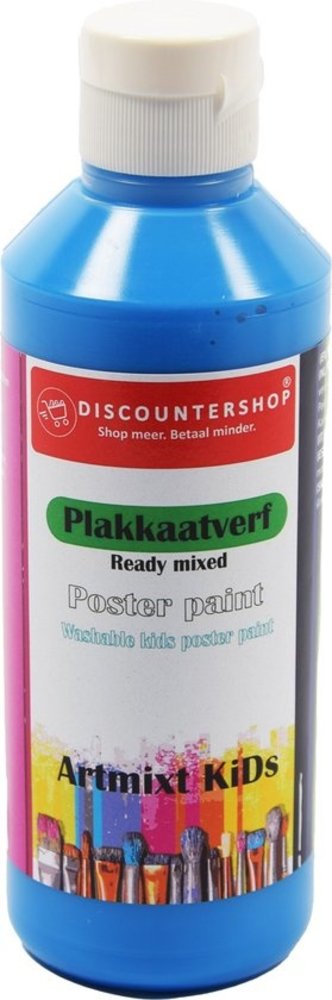 Discountershop Poster paint Discountershop - Poster paint Basic water-based 6 pieces 250 ML - poster paint washable Poster paint children poster paint on wood Discountershop Poster paint Discountershop - Poster paint Basic water-based 6 pieces 250 ML - poster paint washable Poster paint children poster paint on wood