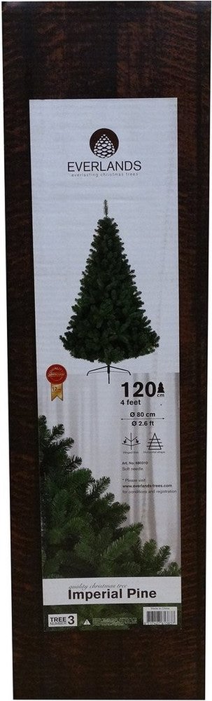 Merkloos Everlands Imperial Pine Artificial Christmas Tree - 120 cm - without lighting