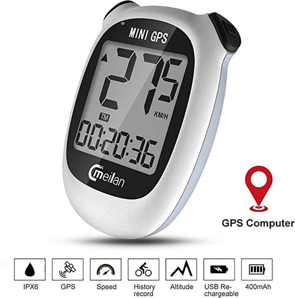 Meilan Fietscomputer met Chip- 2.4 inch Mono LCD - USB oplaadbare 900 Mah Meilan Fietscomputer met Chip- 2.4 inch Mono LCD - USB oplaadbare 900 Mah