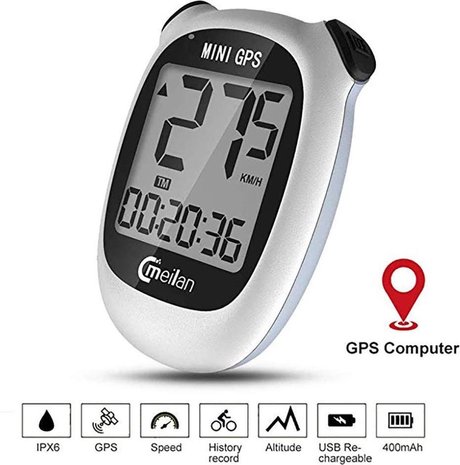 Meilan Cycle computer with Chip- 2.4 inch Mono LCD - USB rechargeable 900 Mah Meilan Cycle computer with Chip- 2.4 inch Mono LCD - USB rechargeable 900 Mah