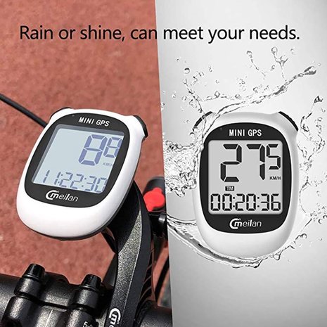 Meilan Fietscomputer met Chip- 2.4 inch Mono LCD - USB oplaadbare 900 Mah Meilan Fietscomputer met Chip- 2.4 inch Mono LCD - USB oplaadbare 900 Mah